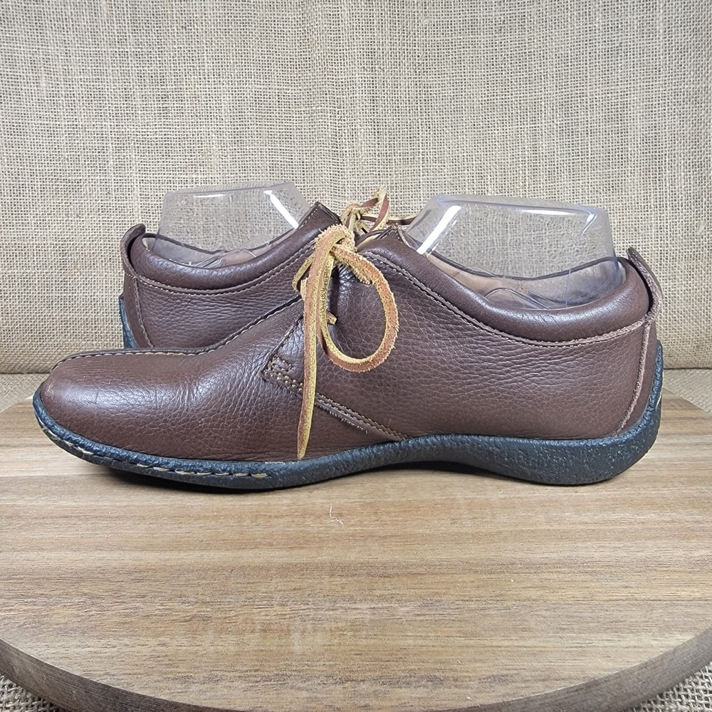 Born Oxford Shoes Brown Leather Lace Up Comfort Center Seam Retro Women's 8.5 - Picture 6 of 11